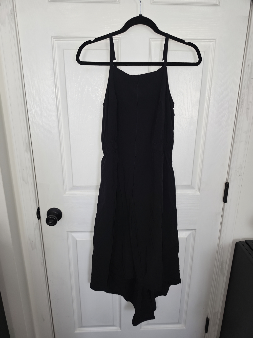 FLX Black Women's Dress with Spaghetti Straps